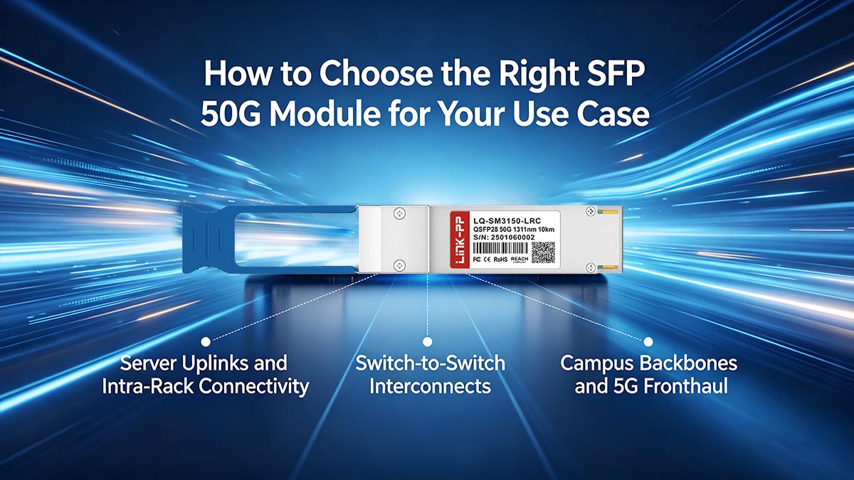 How to Choose the Right SFP 50G Module for Your Use Case