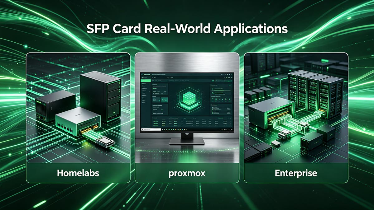 SFP Card Real-World Applications: Homelabs, Proxmox, and Enterprise