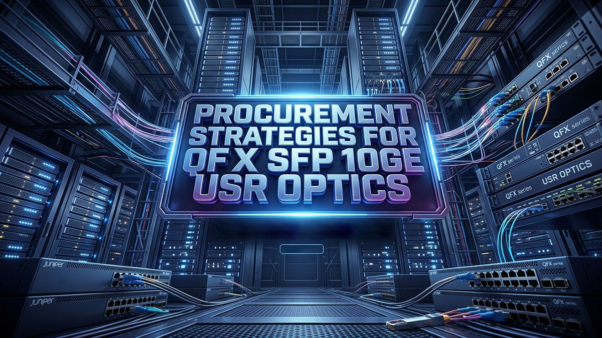 Procurement Strategies for QFX SFP 10GE USR Optics