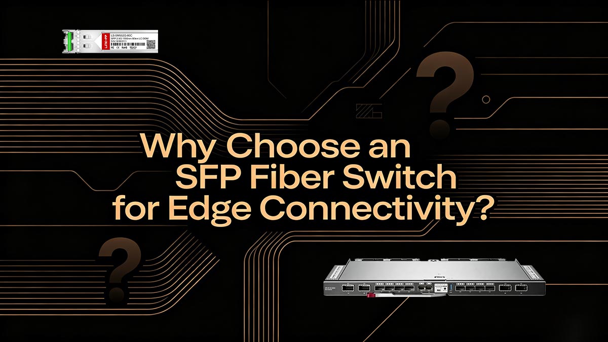 ¿Por qué elegir un conmutador de fibra SFP para la conectividad de borde?