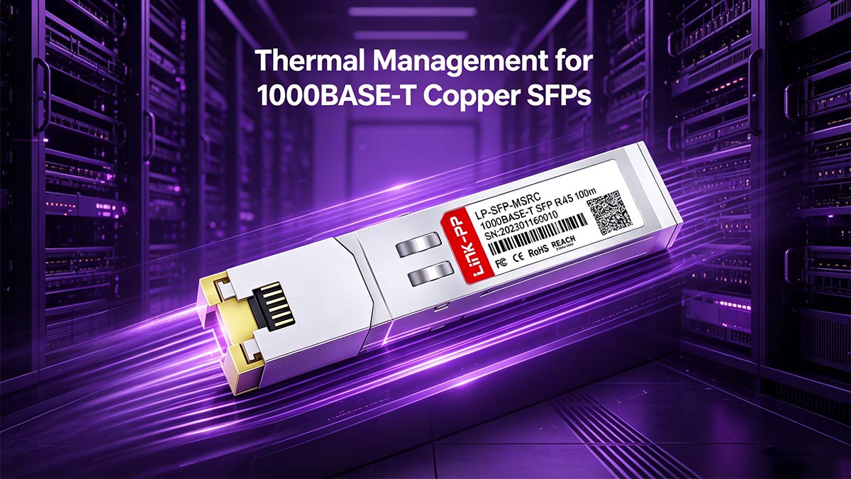 Thermal Management for 1000BASE-T Copper SFPs