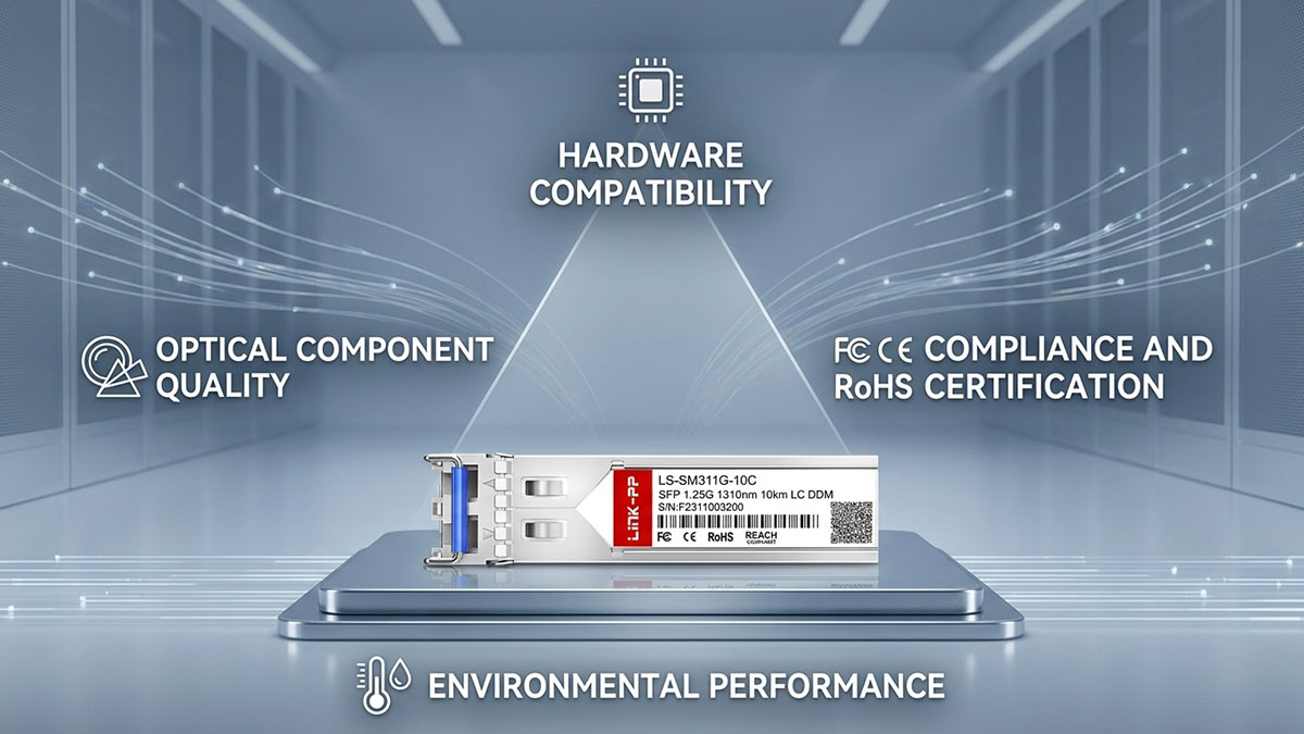 Factores críticos al seleccionar un reemplazo para el módulo Huawei SFP-GE-LX-SM1310