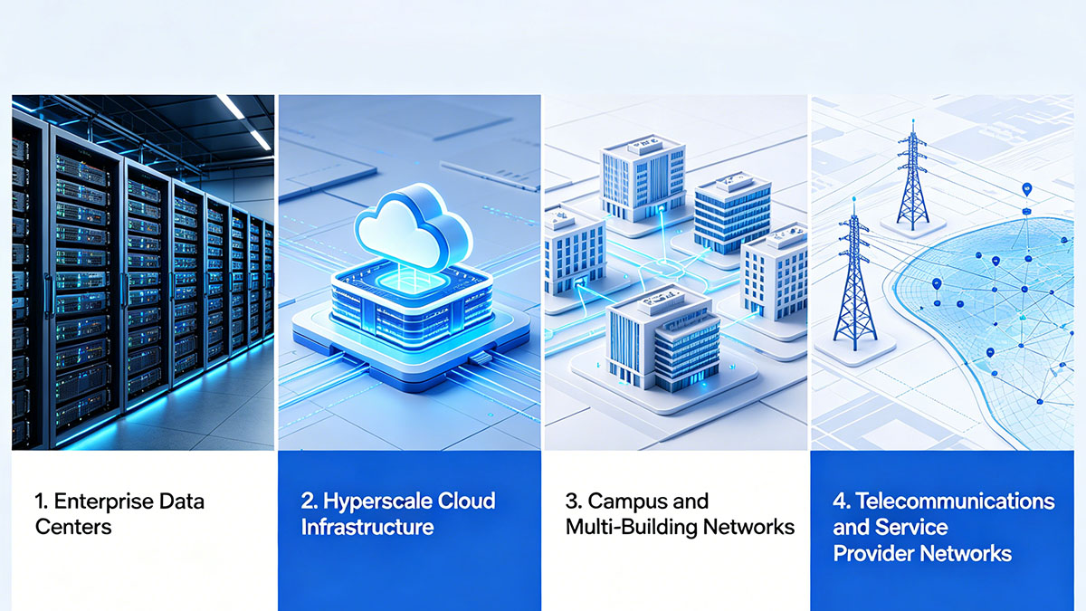 Deployment Scenarios for High-Density Single Mode Fiber Networks