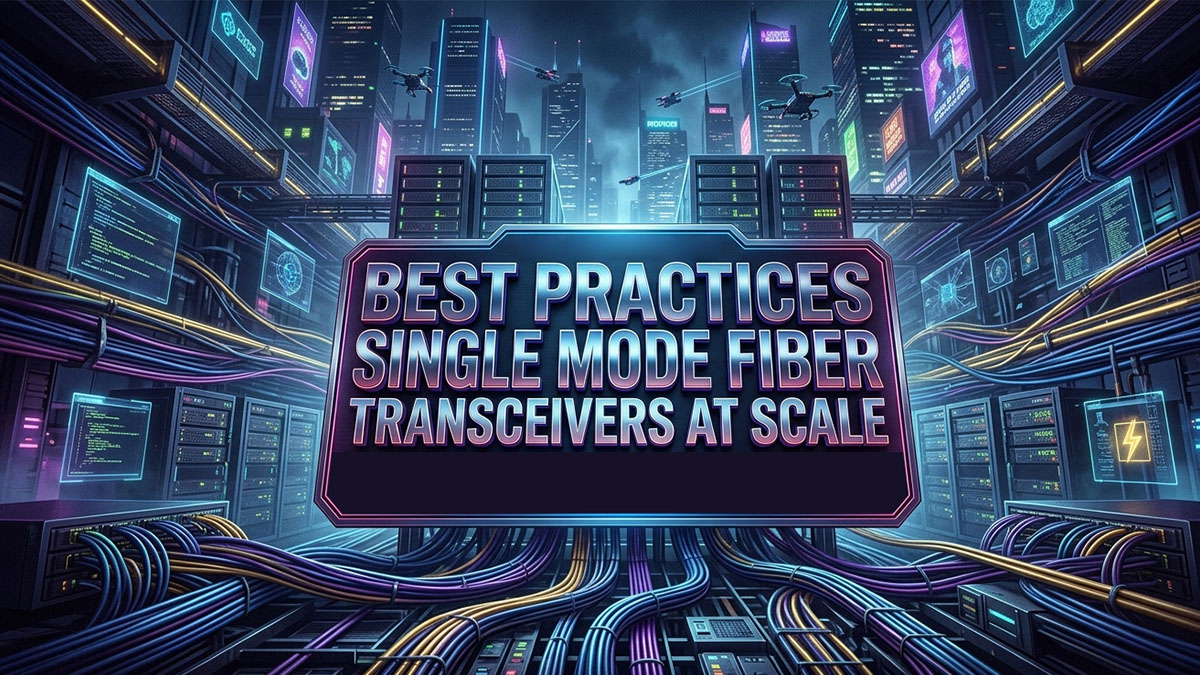 Best Practices for Deploying Single Mode Fiber Transceivers at Scale