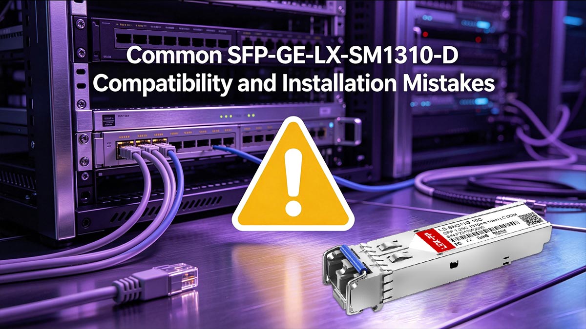 Common SFP-GE-LX-SM1310-D Compatibility and Installation Mistakes