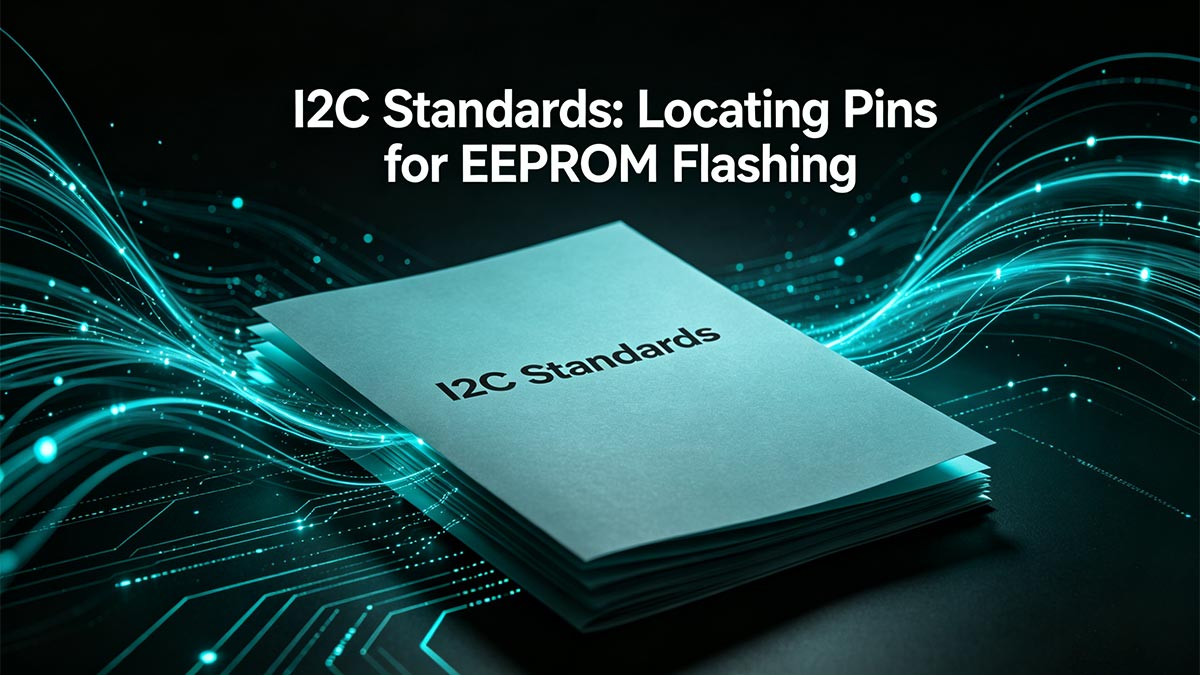 I2C Standards: Locating Pins for EEPROM Flashing