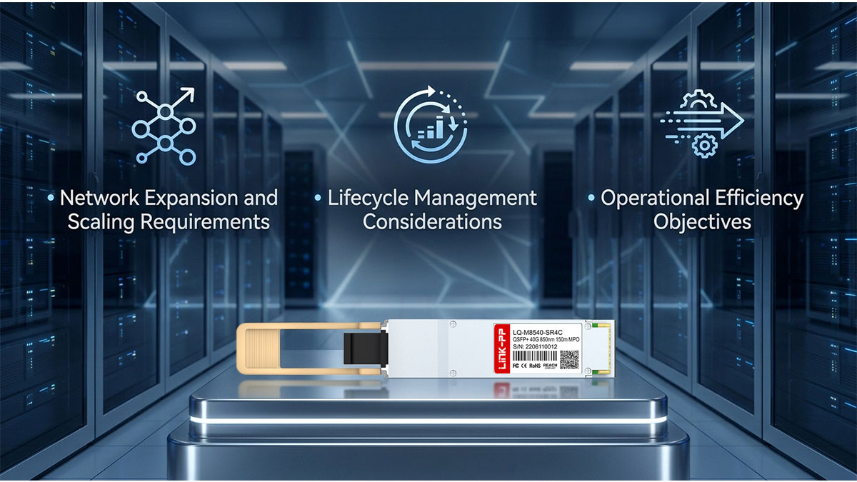 Warum Unternehmen nach Ersatz für QFX-QSFP-40G-SR4 suchen