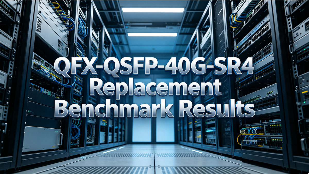 QFX-QSFP-40G-SR4 Ersatz-Benchmark-Ergebnisse