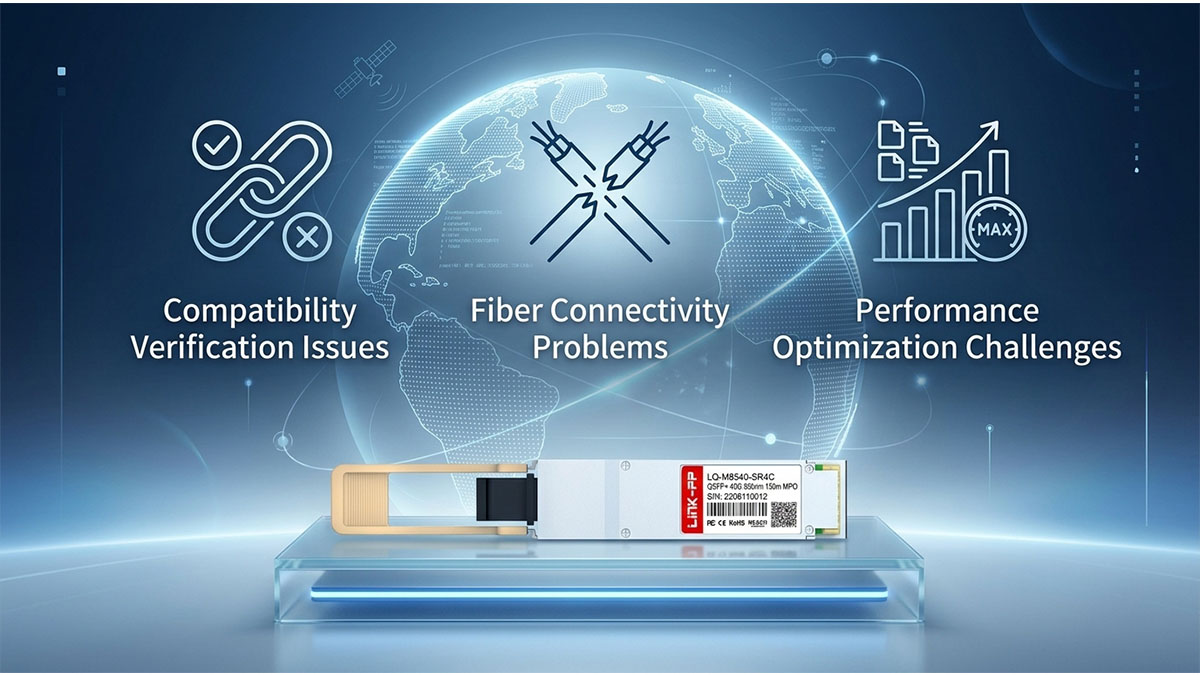 Häufige Herausforderungen bei der Bereitstellung von QFX-QSFP-40G-SR4-Ersatzgeräten