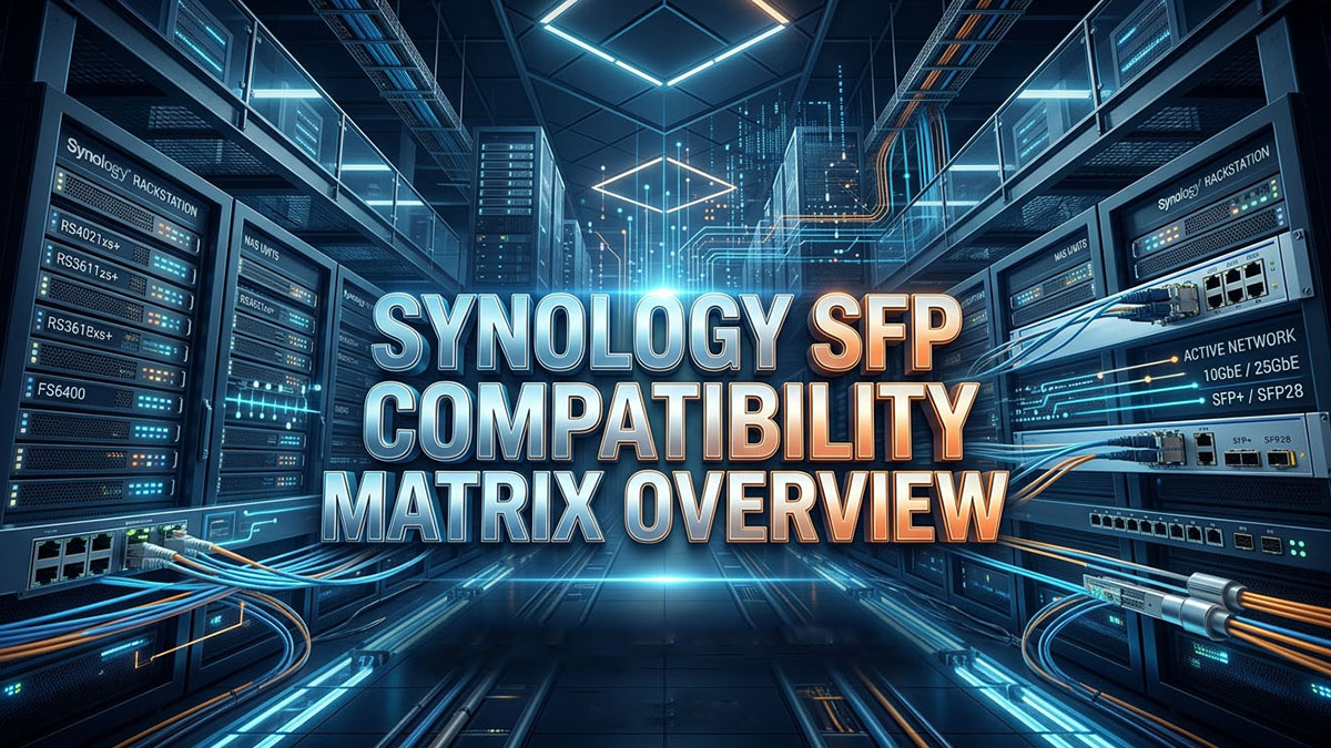Aperçu de la matrice de compatibilité Synology SFP