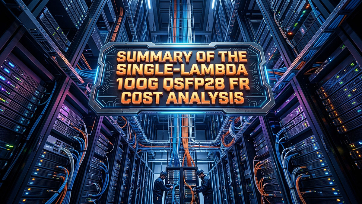 Summary of the Single-Lambda 100G QSFP28 FR Cost Analysis