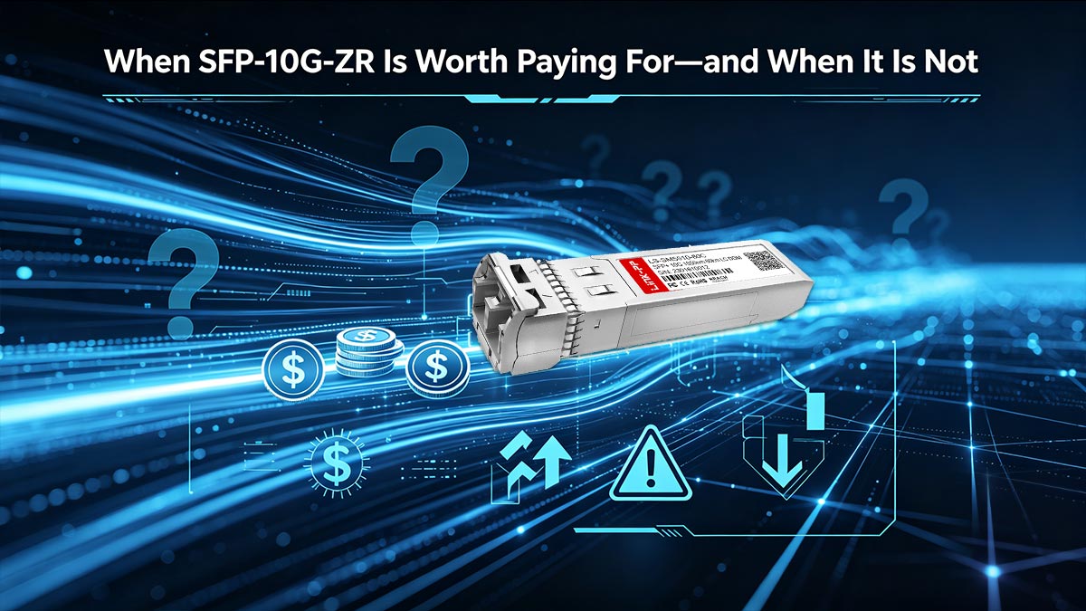 When SFP-10G-ZR Is Worth Paying For&mdash;and When It Is Not