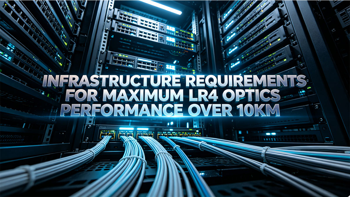 Infrastructure Requirements for Maximum LR4 Optics Performance over 10km