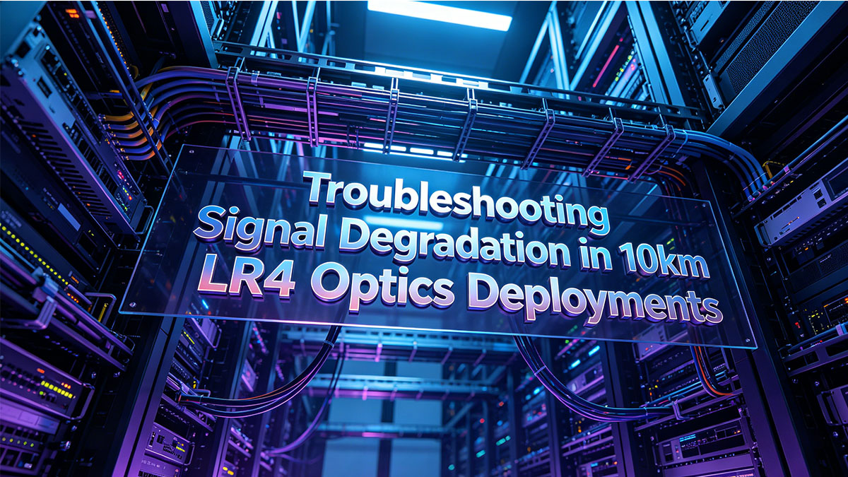 Troubleshooting Signal Degradation in 10km LR4 Optics Deployments