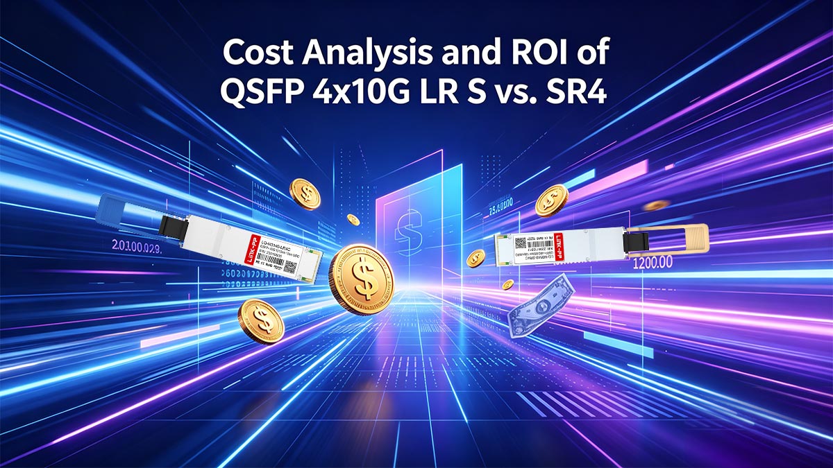 Cost Analysis and ROI of QSFP 4x10G LR S vs. SR4