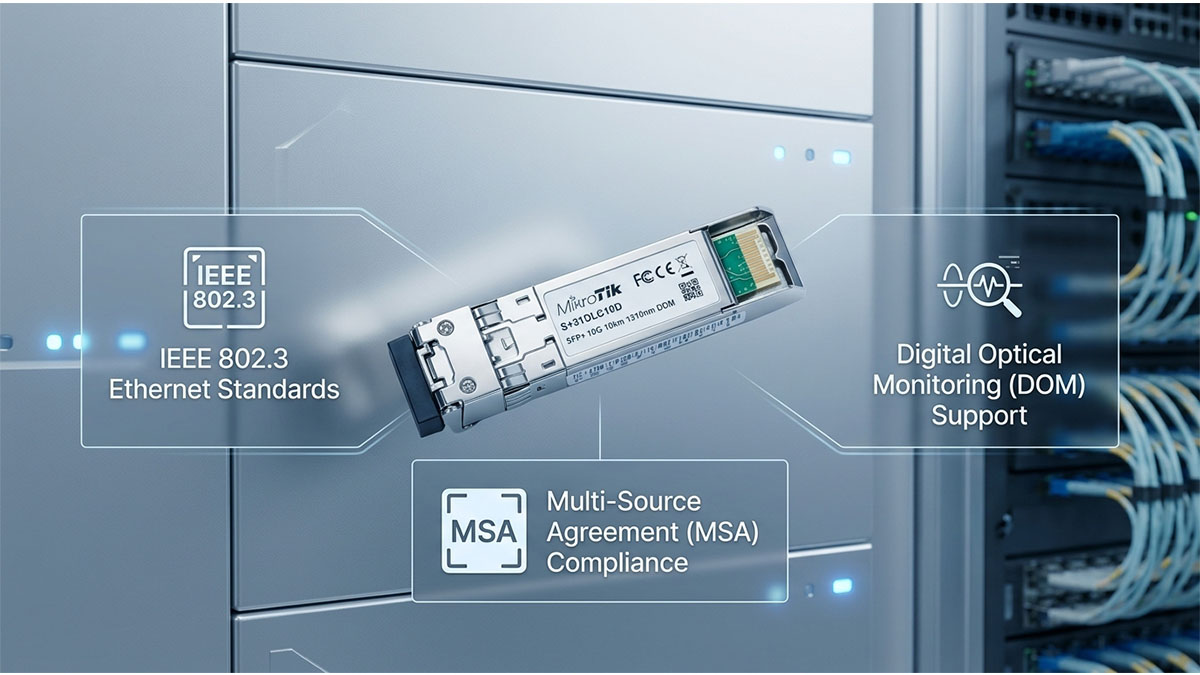 Technical Standards That Enable MikroTik SFP+ Compatibility