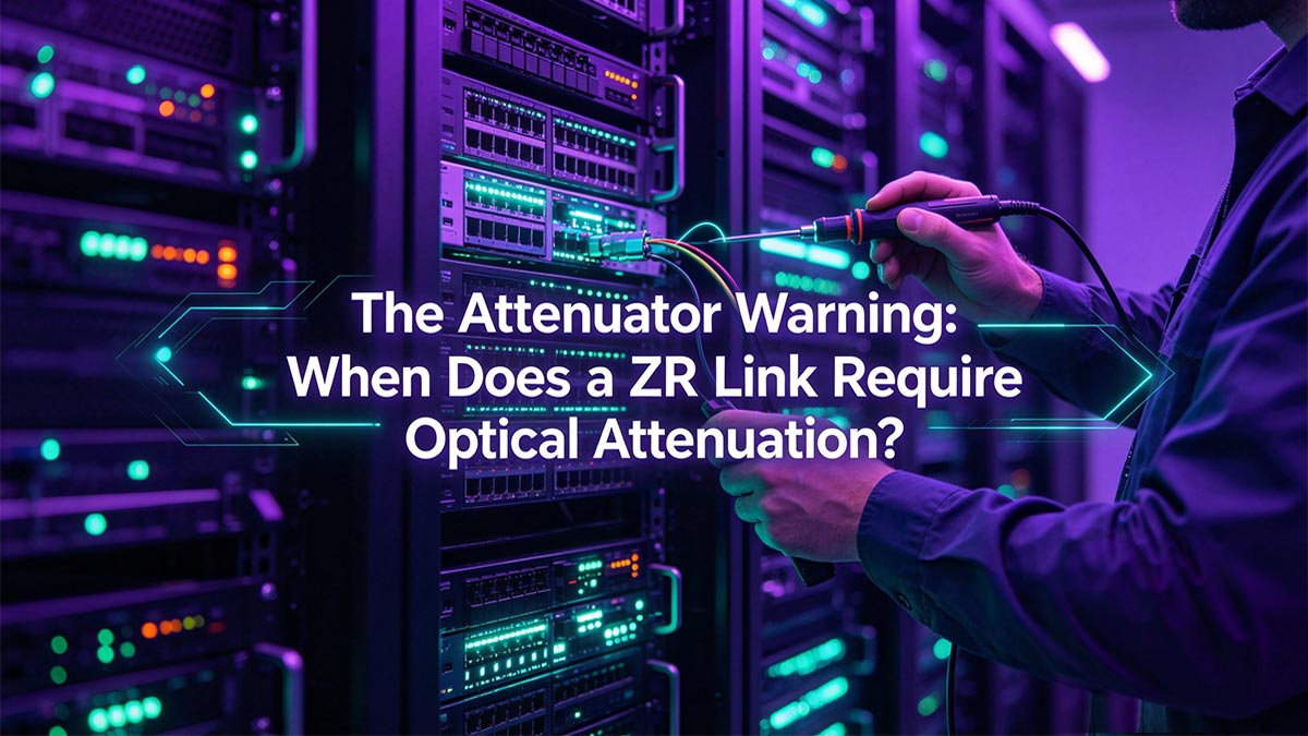 The Attenuator Warning: When Does a ZR Link Require Optical Attenuation?