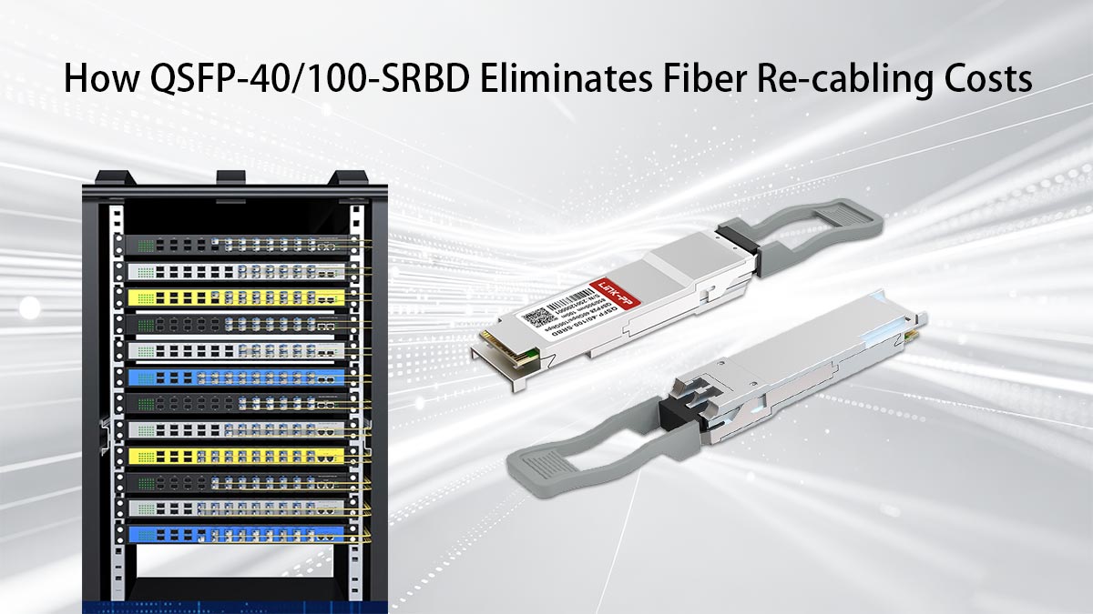 How QSFP-40100-SRBD Eliminates Fiber Re-cabling Costs