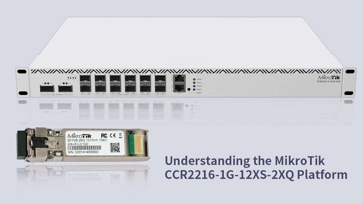 Understanding the MikroTik CCR2216-1G-12XS-2XQ Platform