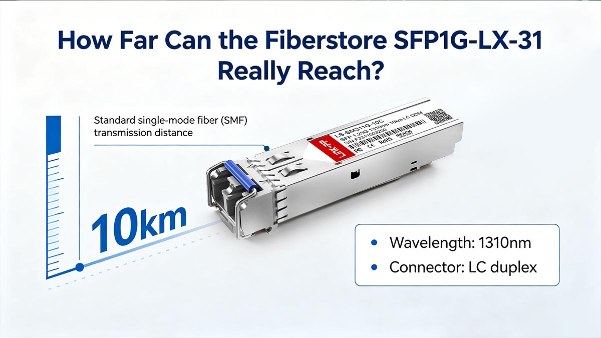 How Far Can the Fiberstore SFP1G-LX-31 Really Reach?
