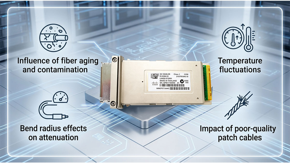 Factors That Influence Cisco X2-10GB-ER Path Loss Performance