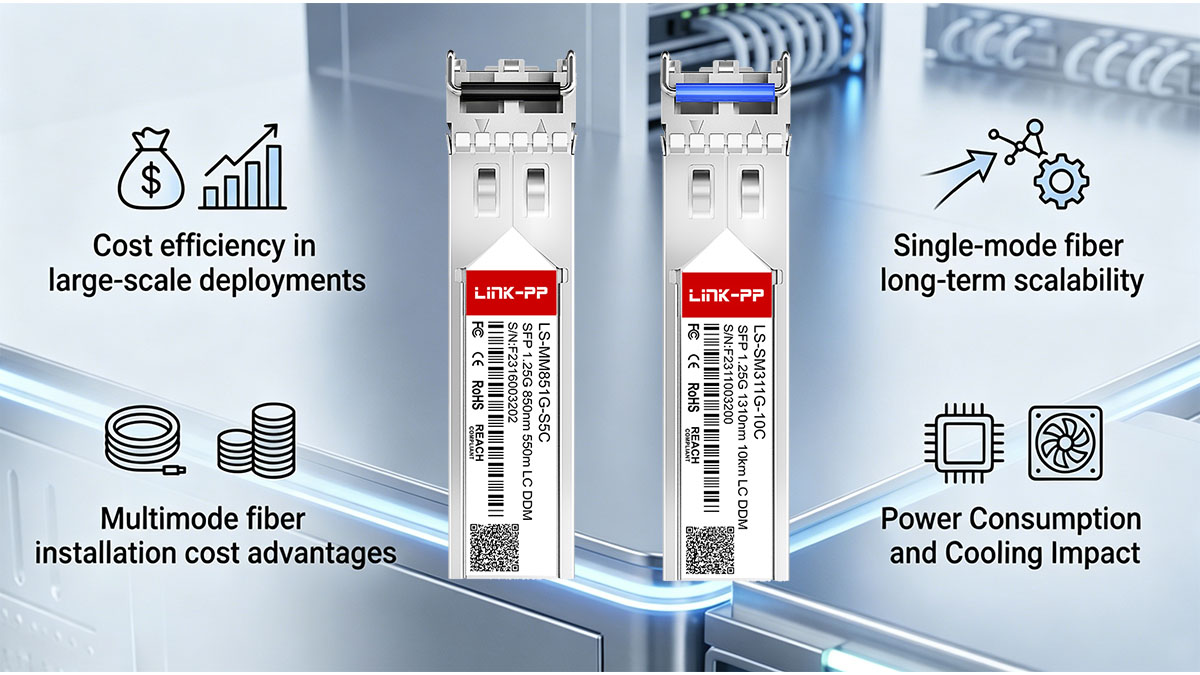 SFP 850 vs. 1310nm Cost and Infrastructure Analysis