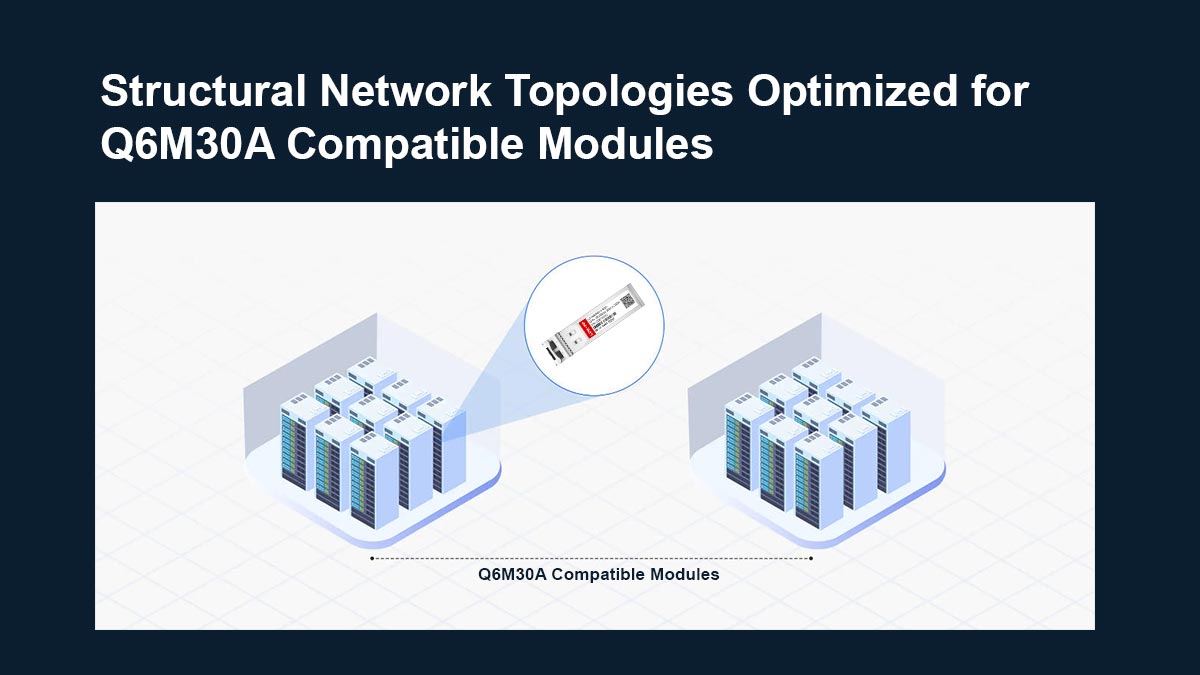 Structural Network Topologies Optimized for Q6M30A Compatible Modules