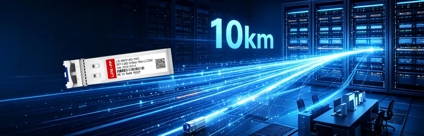 LS-SM314G-10C-module die transmissie over 10 km ondersteunt