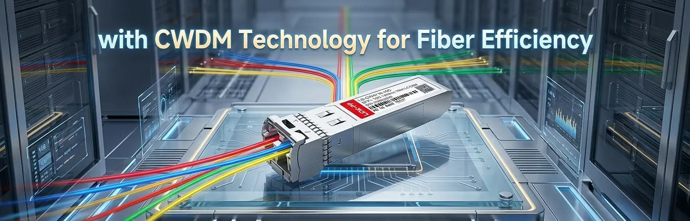 광섬유 효율 향상을 위한 CWDM 기술이 적용된 XBR-SFP10G1470-10 모듈