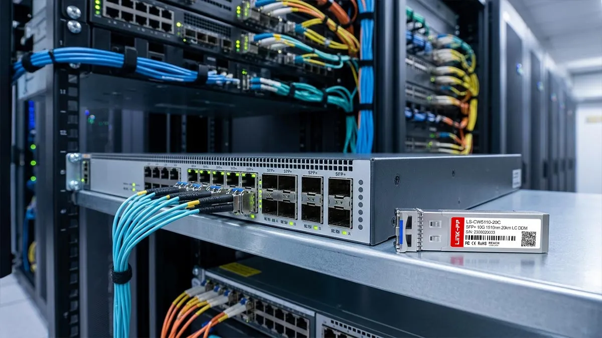 FS CWDM-SFP10G-20L Compatible LINK-PP 10G SFP+ Optical Module