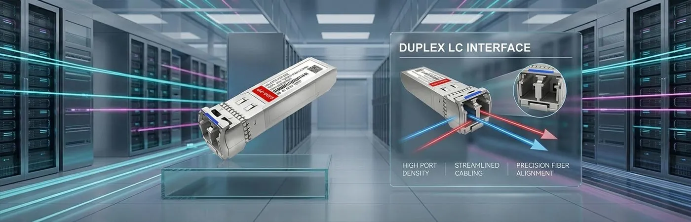 CWDM-SFP10G-20L Module with Duplex LC Interface