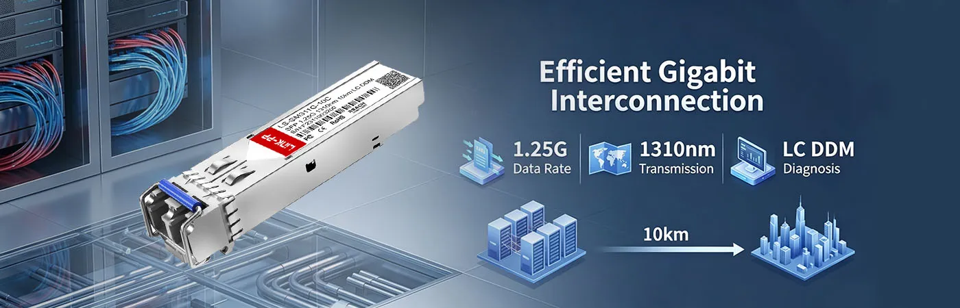LS-SM311G-10C: Надежное соединение со скоростью 1.25 Гбит/с для эффективного гигабитного подключения.