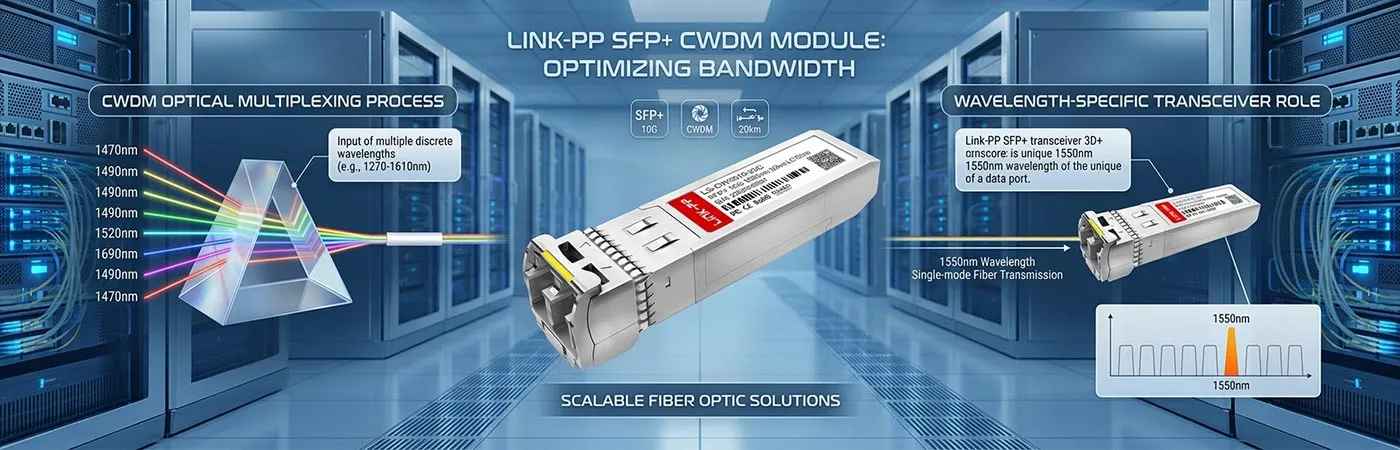 CWDM-SFP10G-20L Module with CWDM Technology for Fiber Efficiency