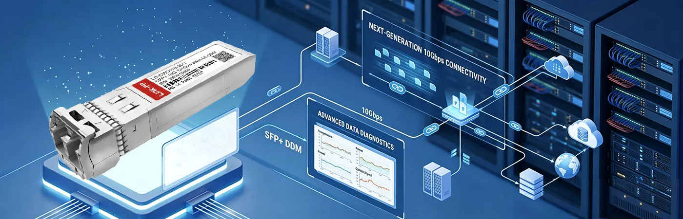 CWDM-SFP10G-20SP: اتصال بسرعة 10 جيجابت في الثانية لشبكات الجيل التالي