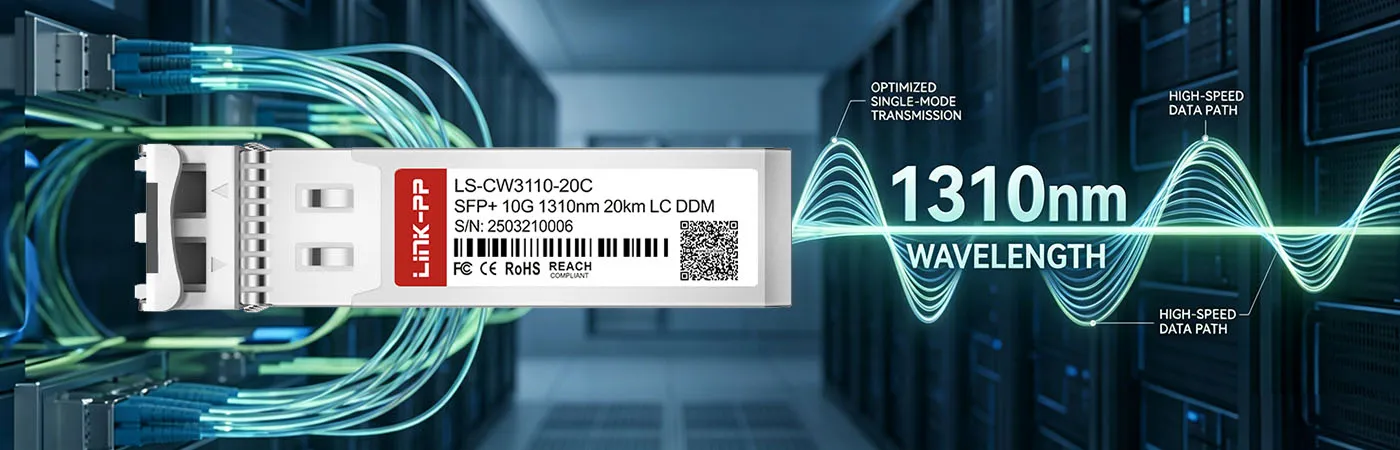 وحدة CWDM-SFP10G-20SP بطول موجي 1310 نانومتر