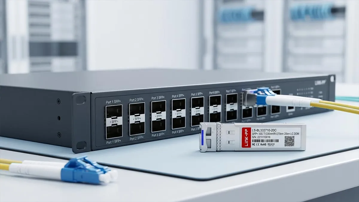 DELL GP-SFP-10GBX-D-20 Compatible LINK-PP 10G SFP+ Usage Demonstration
