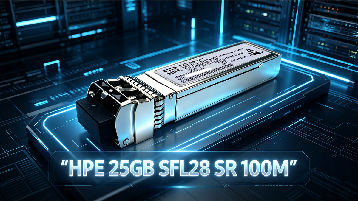Overview of the HPE 25GB SFP28 SR 100M Transceiver