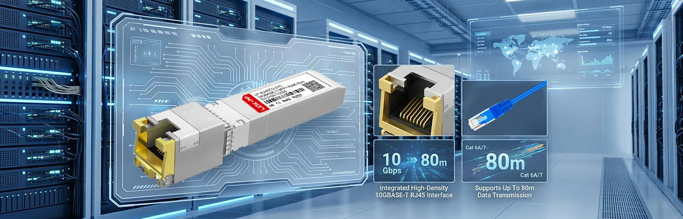 SFP-10G-T-80 Module with RJ45 Interface