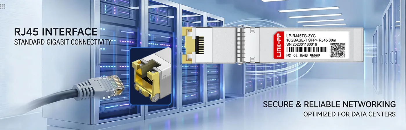 SFP-10G-T-RP Module with RJ45 Interface