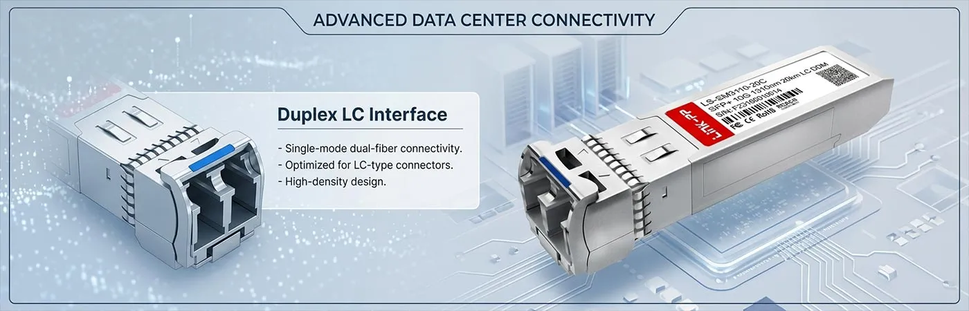DEM-432XT-LR20-DD Module with Duplex LC Interface