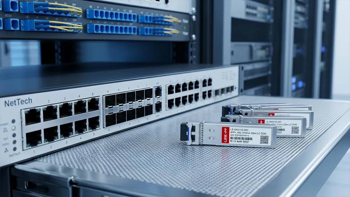 LINK-PP Demonstração de utilização do LS-SM3110-20C 10G SFP+