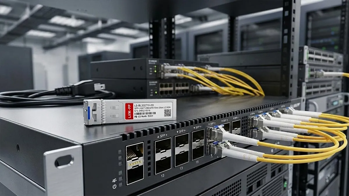 DELL GP-SFP-10GBX-D-20-I Compatible LINK-PP 10G SFP+ Usage Demonstration