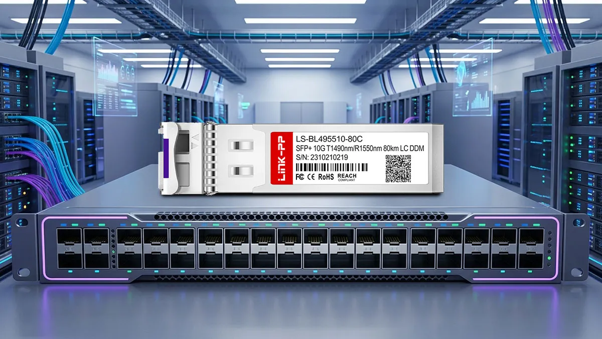 H3C SFP-XG-LH80-SM1550-BIDI Compatible LINK-PP 10G SFP+ Optical Module
