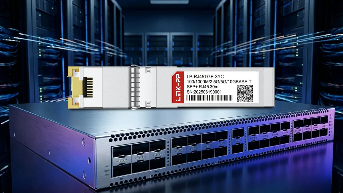 Intel SFP-10GM-T-30 Compatible LINK-PP 10M/100M/1G/2.5G/5G/10G SFP+ Copper Module