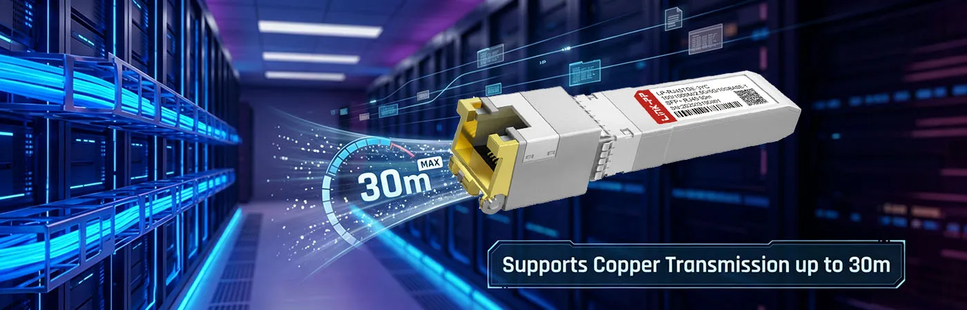 SFP-10GM-T-30 Module Supporting 30m Transmission