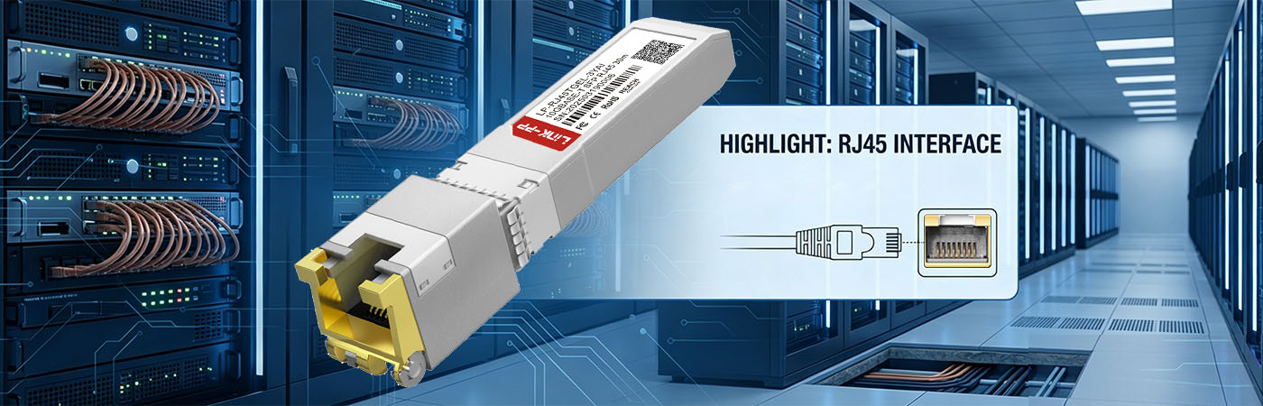 RJ45 인터페이스를 갖춘 LP-RJ45TGEL-3YAI 모듈