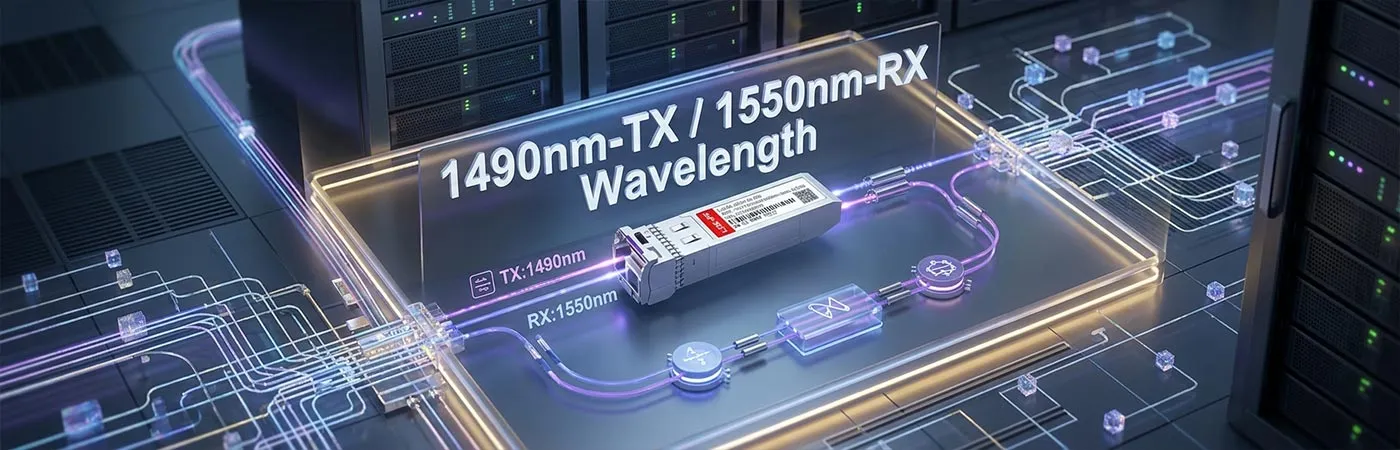 LS-BL495510-80I Module with 1490nm-TX 1550nm-RX Wavelength
