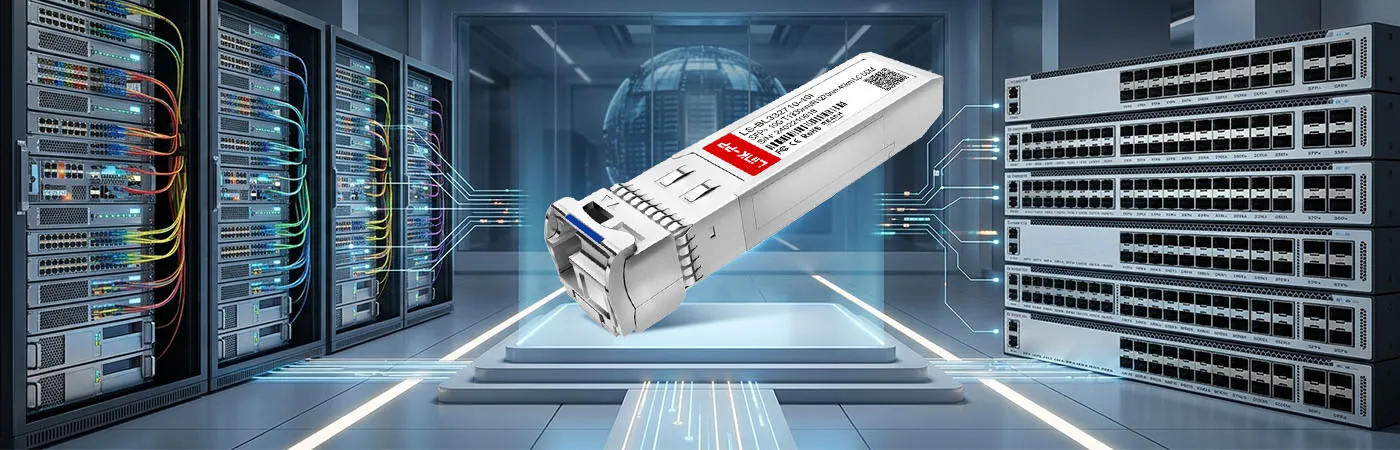 O SFP-10G-BX40D-I possui certificação para compatibilidade confiável com dispositivos host.