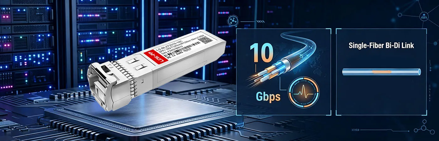 S+23LC10D: 10 Gbps Connectivity for Single-Fiber Links