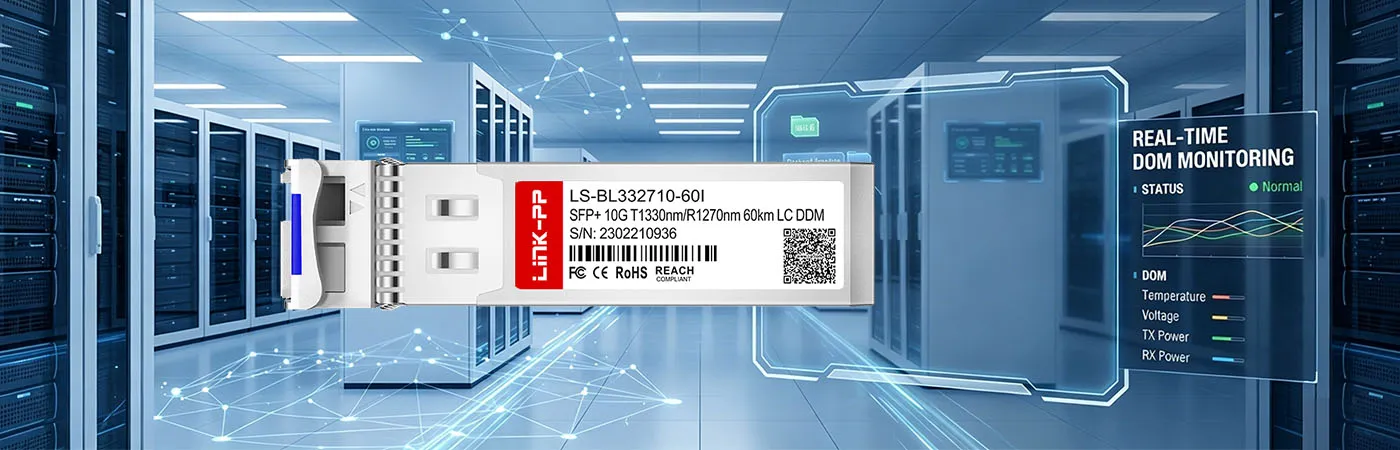 SFP-10G32-BX60-I Module with DOM for Real-Time Monitoring